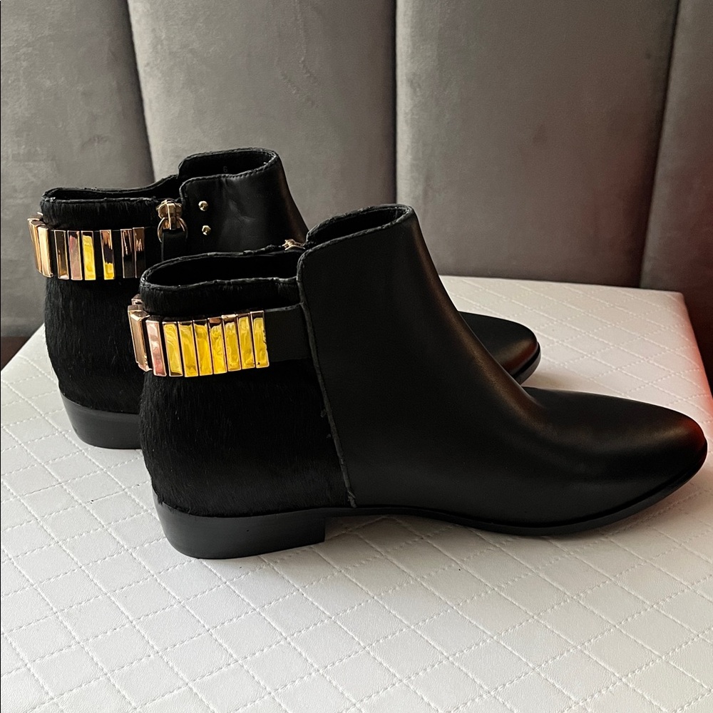 Yosi Samra Black Ankle Boots
